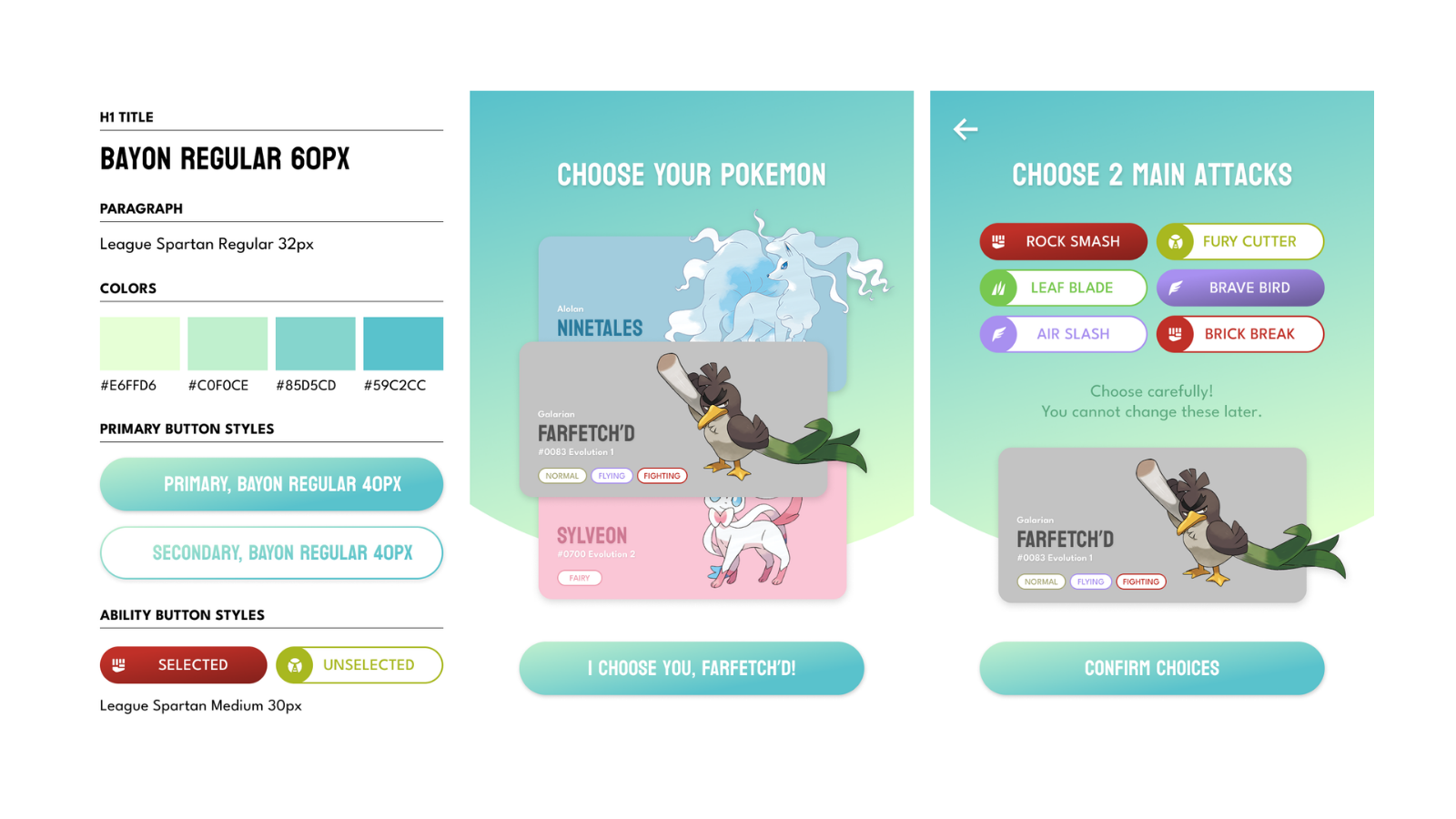 Pokemon UI